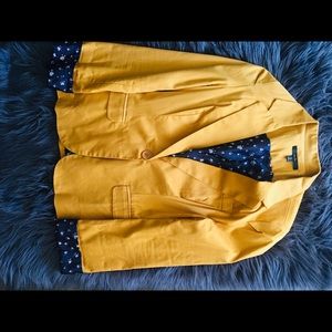 Papaya cuffed sleeves blazer